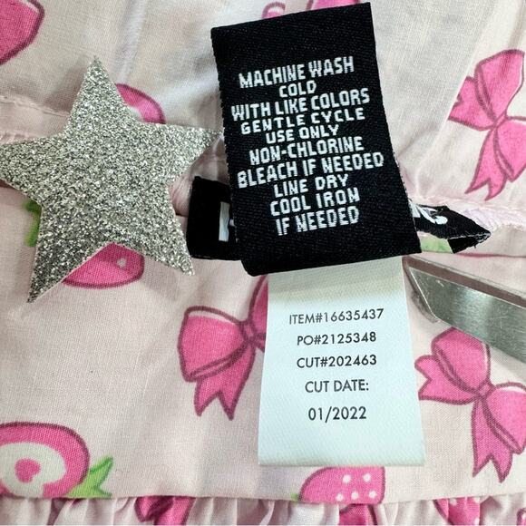 Hot Topic Strawberry & Bows Petticoat Tier Skirt Medium Sweet Society - Picture 4 of 9